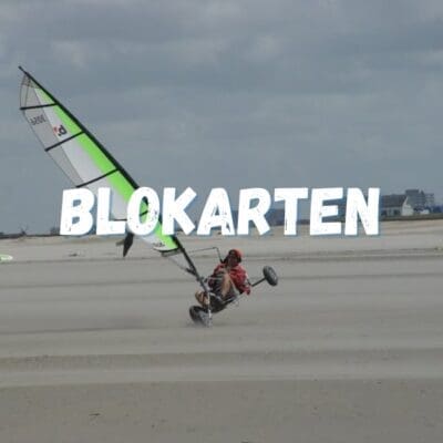 Blokarten op het strand snelheid