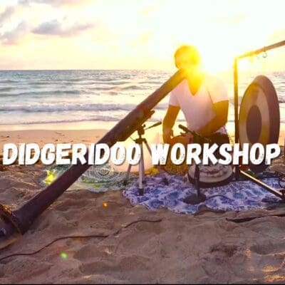 Leer de juiste klanken uit dit pracht instrument te halen tijdens onze didgeridoo workshop bij BeachEvents.nl