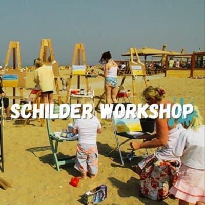 Een lekker dagje schilderen met onze schilder workshop bij BeachEvents.nl!